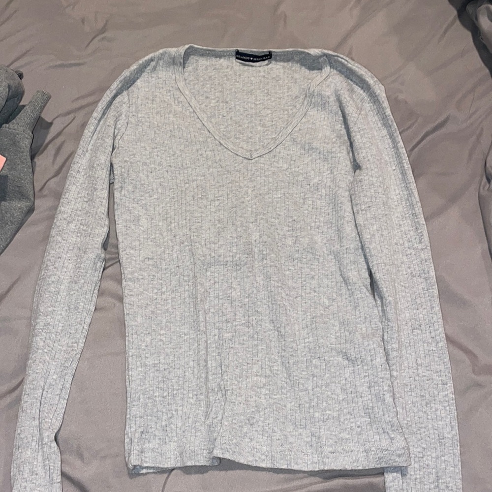 Brandy Melville grey long sleeve